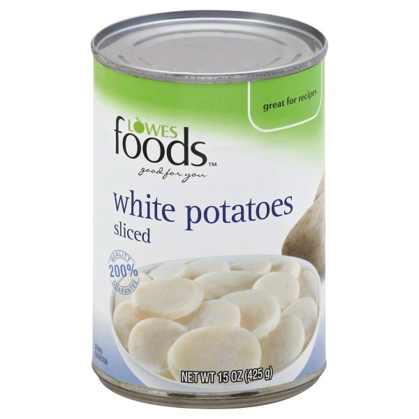 slide 1 of 1, Lowes Foods Sliced White Potatoes, 15 oz