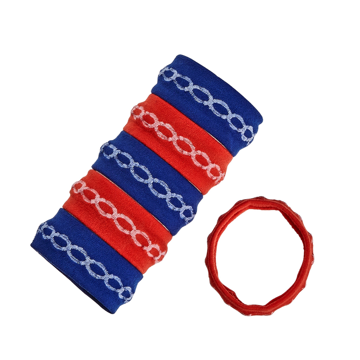 slide 2 of 2, scünci Scunci Ponytailers, 6 Ct, 6 ct