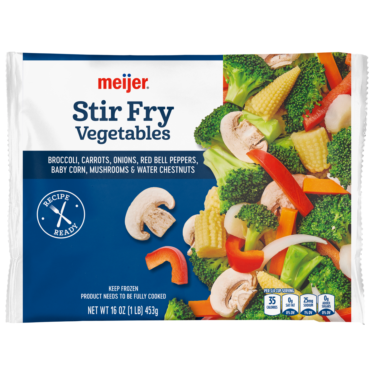 slide 1 of 5, Meijer Frozen Stir Fry Vegetable Medleys, 16 oz