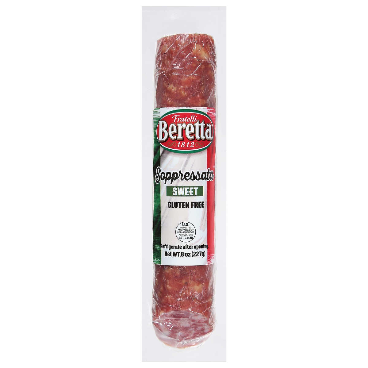 slide 1 of 9, Fratelli Beretta Sweet Soppressata 8 oz, 8 oz