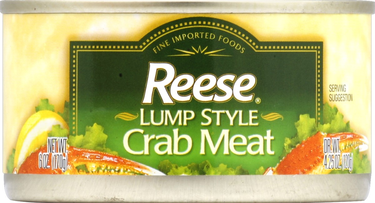 slide 2 of 2, Reese Lump Style Crab Meat 6 oz, 6 oz