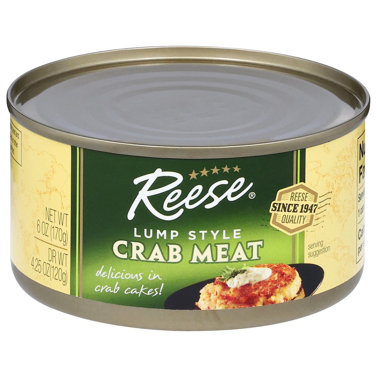 slide 1 of 2, Reese Lump Style Crab Meat 6 oz, 6 oz