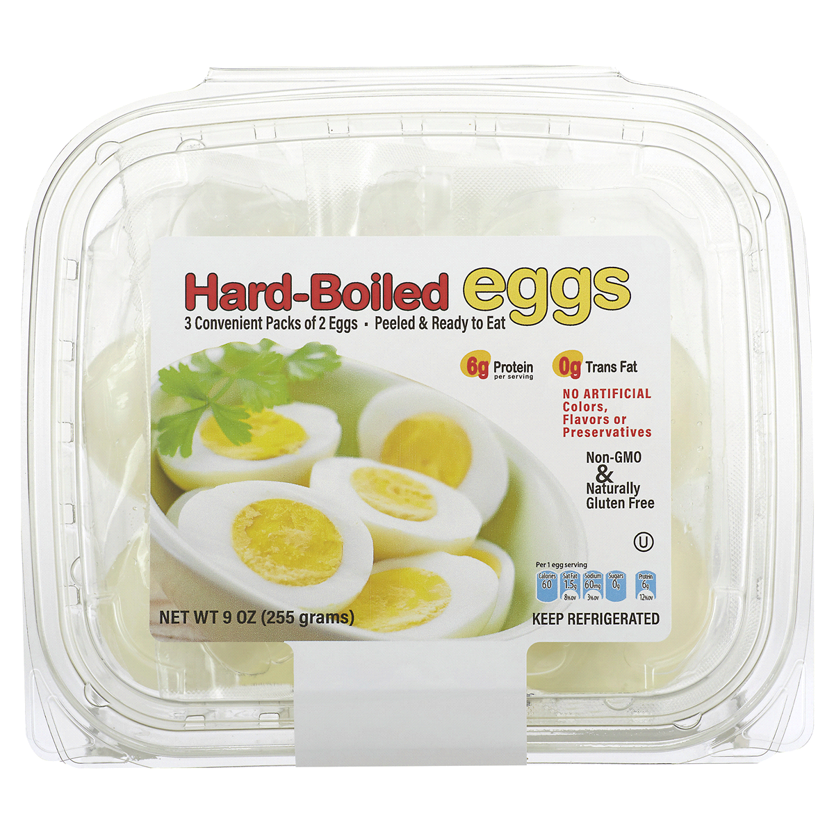 slide 1 of 1, Almark Hard Boiled Eggs, 6 ct; 9 oz