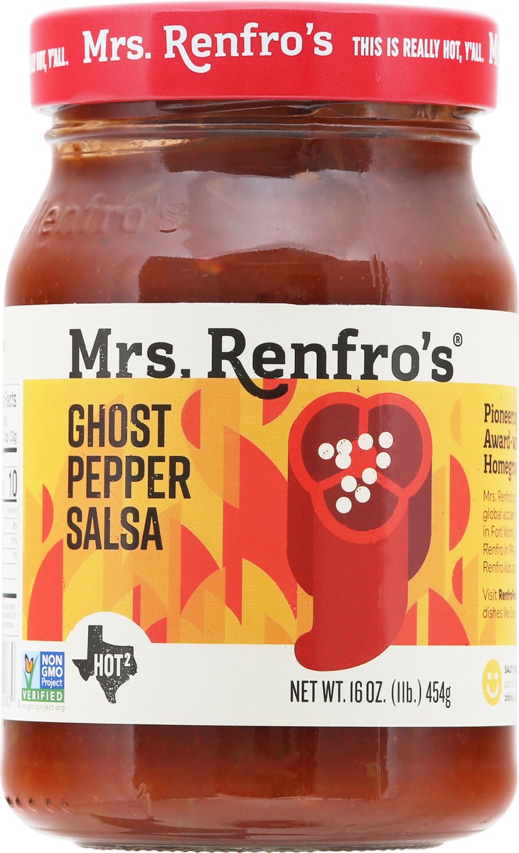 slide 6 of 9, Mrs. Renfro's Ghost Pepper Ghost Pepper Salsa 16 oz, 16 oz