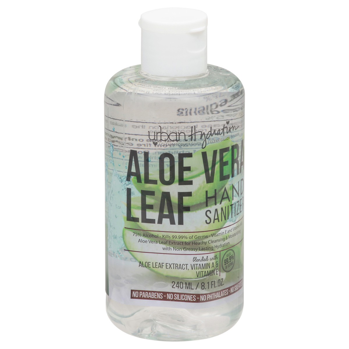 slide 3 of 11, Urban Hydration Aloe Vera Leaf Hand Sanitizer 8.1 fl oz, 8.1 fl oz