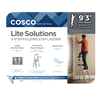 slide 3 of 5, Cosco Lite Solutions 3-Step Folding Step Ladder - Aluminum/Black, 5 ft