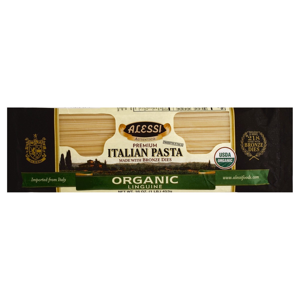 slide 2 of 6, Alessi Organic Linguine Pasta, 16 oz