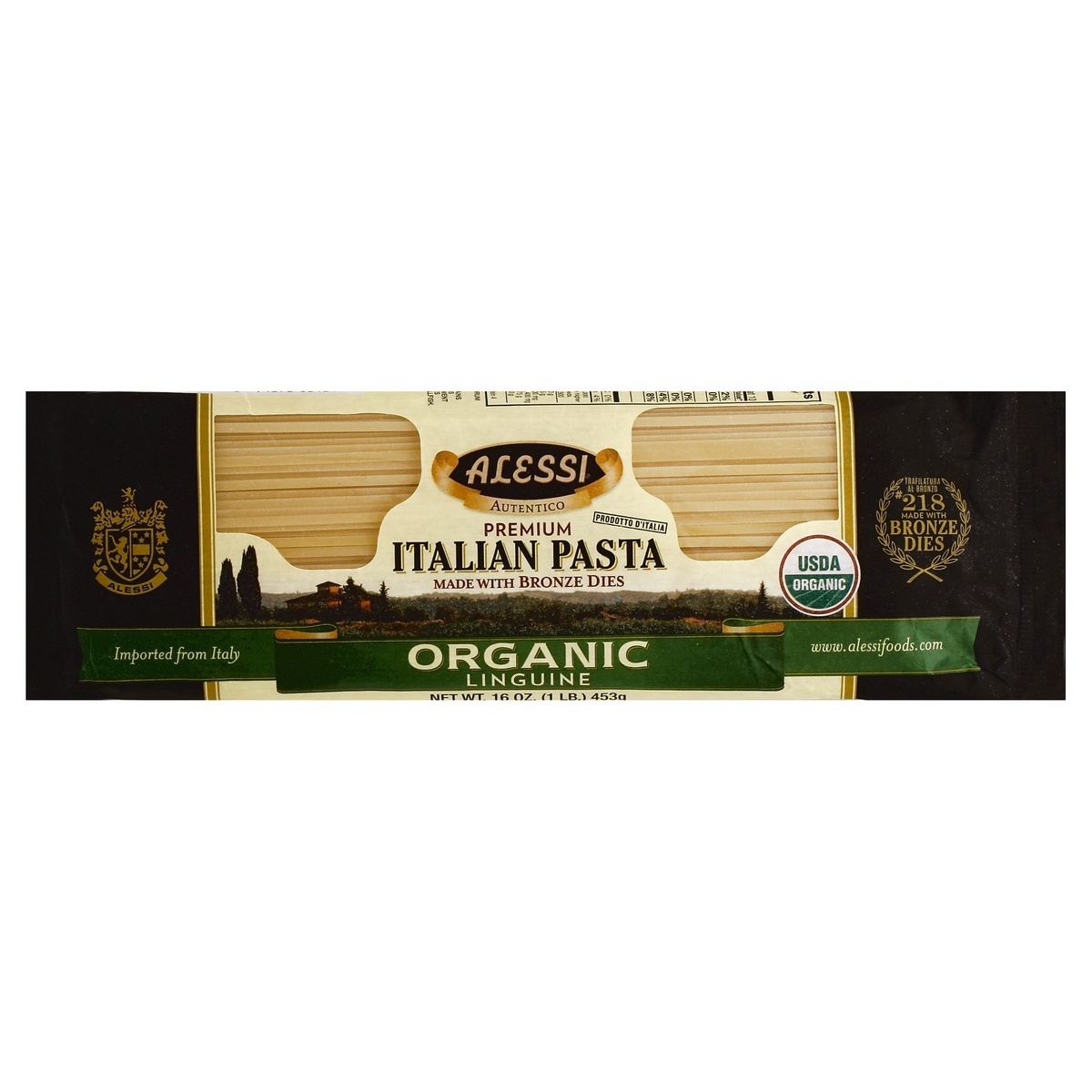slide 1 of 1, Alessi Organic Linguine Pasta, 16 oz