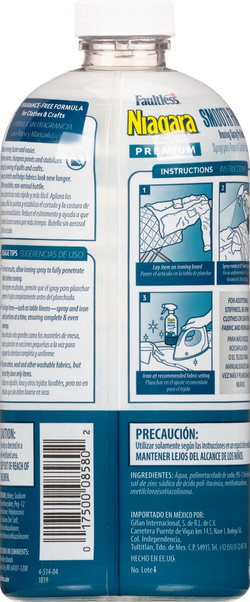 slide 3 of 12, Niagara Premium Smooth Finish Pro Grade Smooth Finish Ironing Spray 22 oz, 22 oz