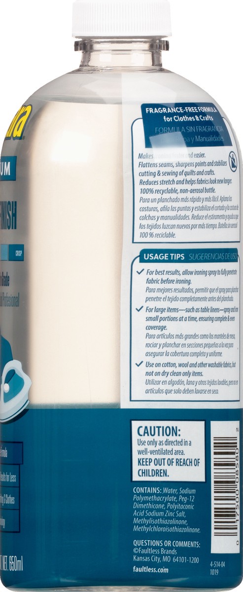 slide 9 of 12, Niagara Premium Smooth Finish Pro Grade Smooth Finish Ironing Spray 22 oz, 22 oz