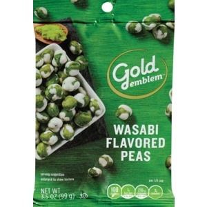 slide 1 of 1, CVS Gold Emblem Wasabi Peas, 3.5 oz