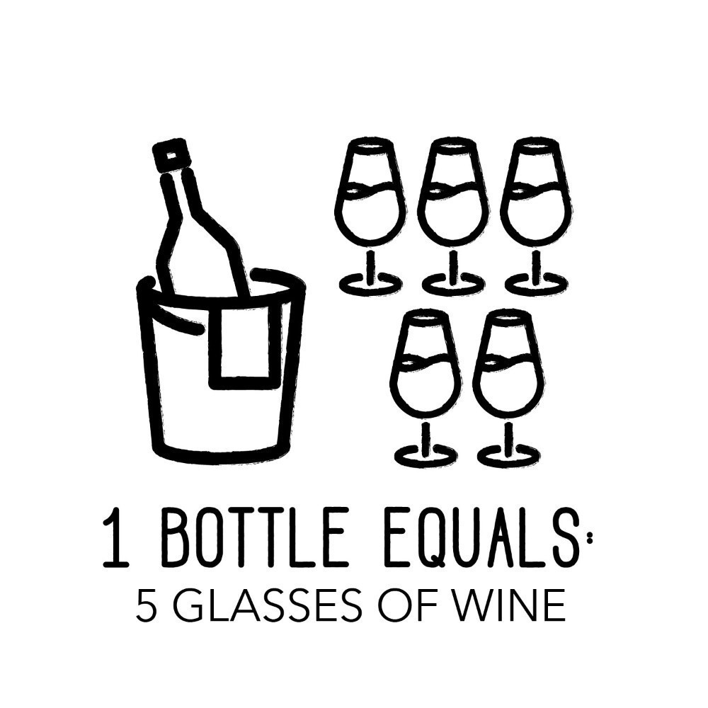 slide 4 of 6, Chalkboard Wine + Spirits Rose, 750 ml