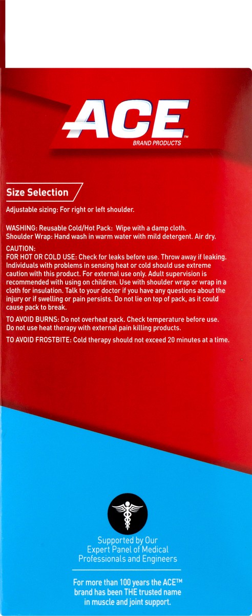 slide 3 of 11, ACE Size ADJ 3M Hot Cold Shoulder Wrap 1.0 ea, 1 ct