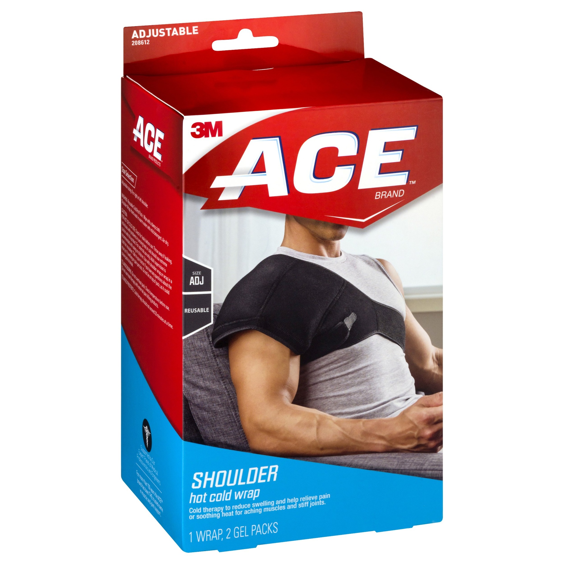 slide 1 of 1, ACE Shoulder Wrap Hot Cold Size ADJ, 1 ct
