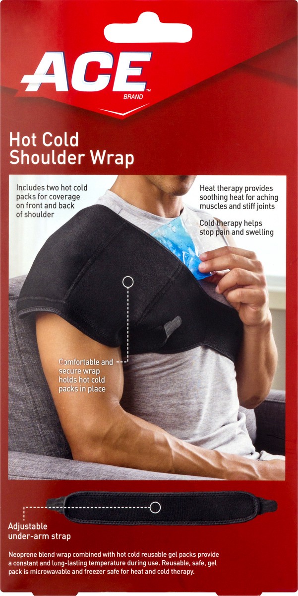 slide 6 of 11, ACE Size ADJ 3M Hot Cold Shoulder Wrap 1.0 ea, 1 ct
