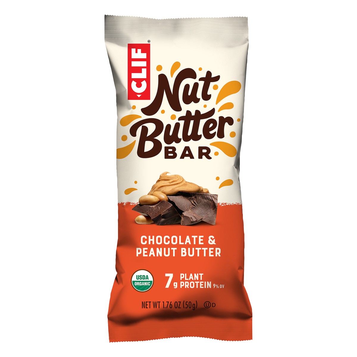 slide 1 of 13, CLIF Chocolate & Peanut Butter Nut Butter Bar, 1.76 oz