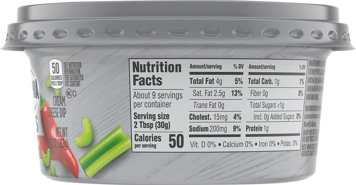 slide 2 of 9, Philadelphia Dips Buffalo Style with Celery Cream Cheese Dip, 10 oz Tub, 10 oz