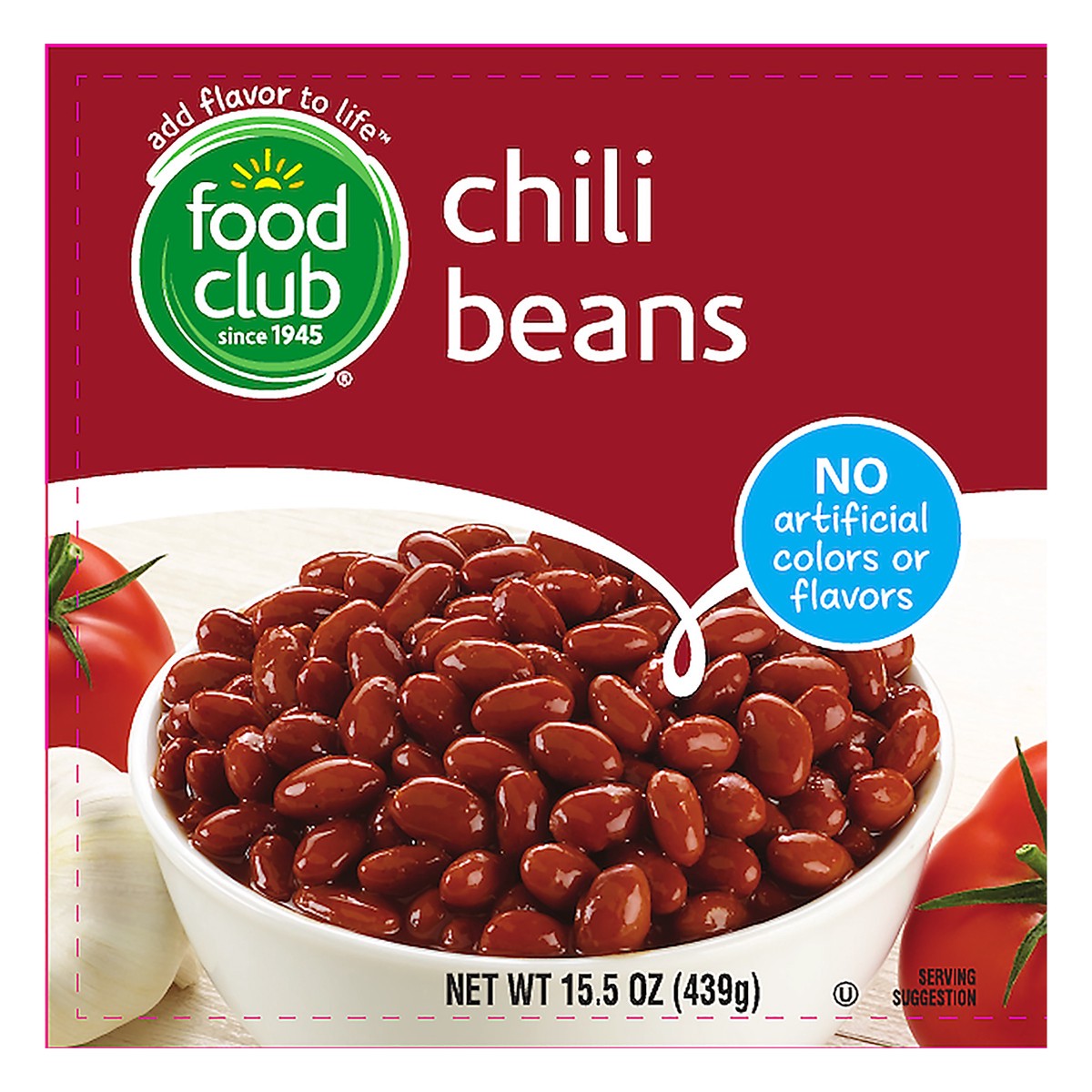 slide 4 of 4, Food Club Chili Beans With Pintos, 15.5 oz