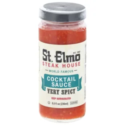 St. Elmo Steak House Cocktail Sauce, Very Spicy