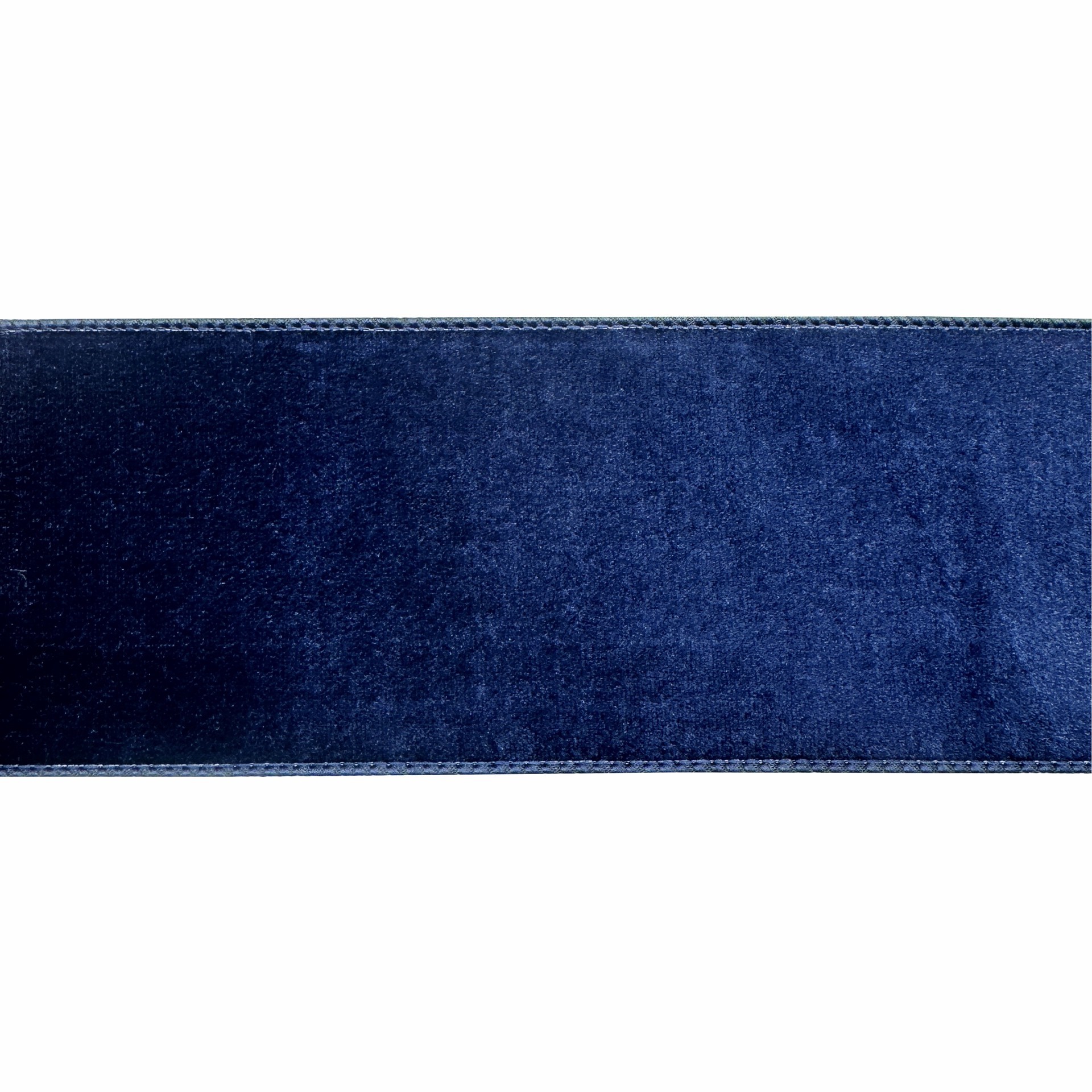 slide 2 of 3, 3.5" X 25ft. Navy Wired Velvet Ribbon By Celebrate It, 3.5 in x 25 ft