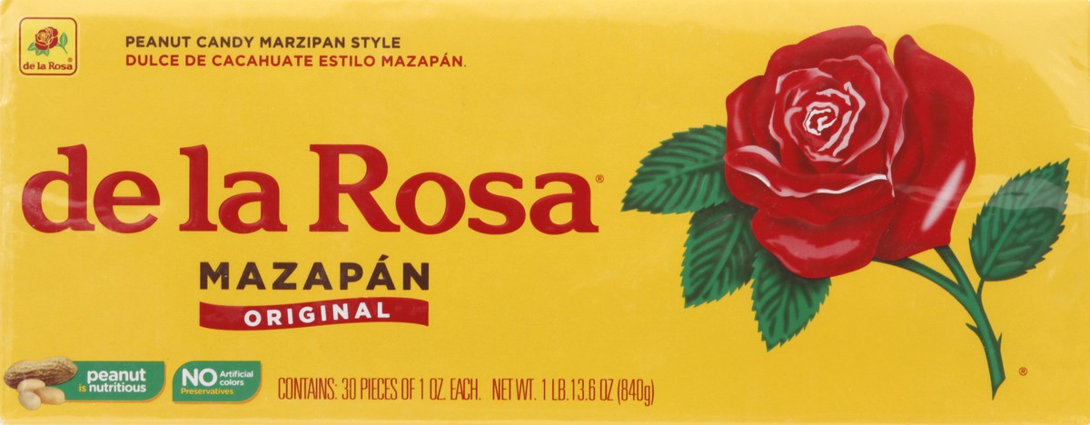 slide 1 of 12, De la Rosa Marzipan Style Peanut Candy 30 ea, 30 ct