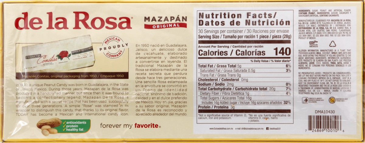 slide 12 of 12, CANDY/ETHNIC Mazapan Original(Peanut Candy Marzipan Style)30Ct, 30 ct