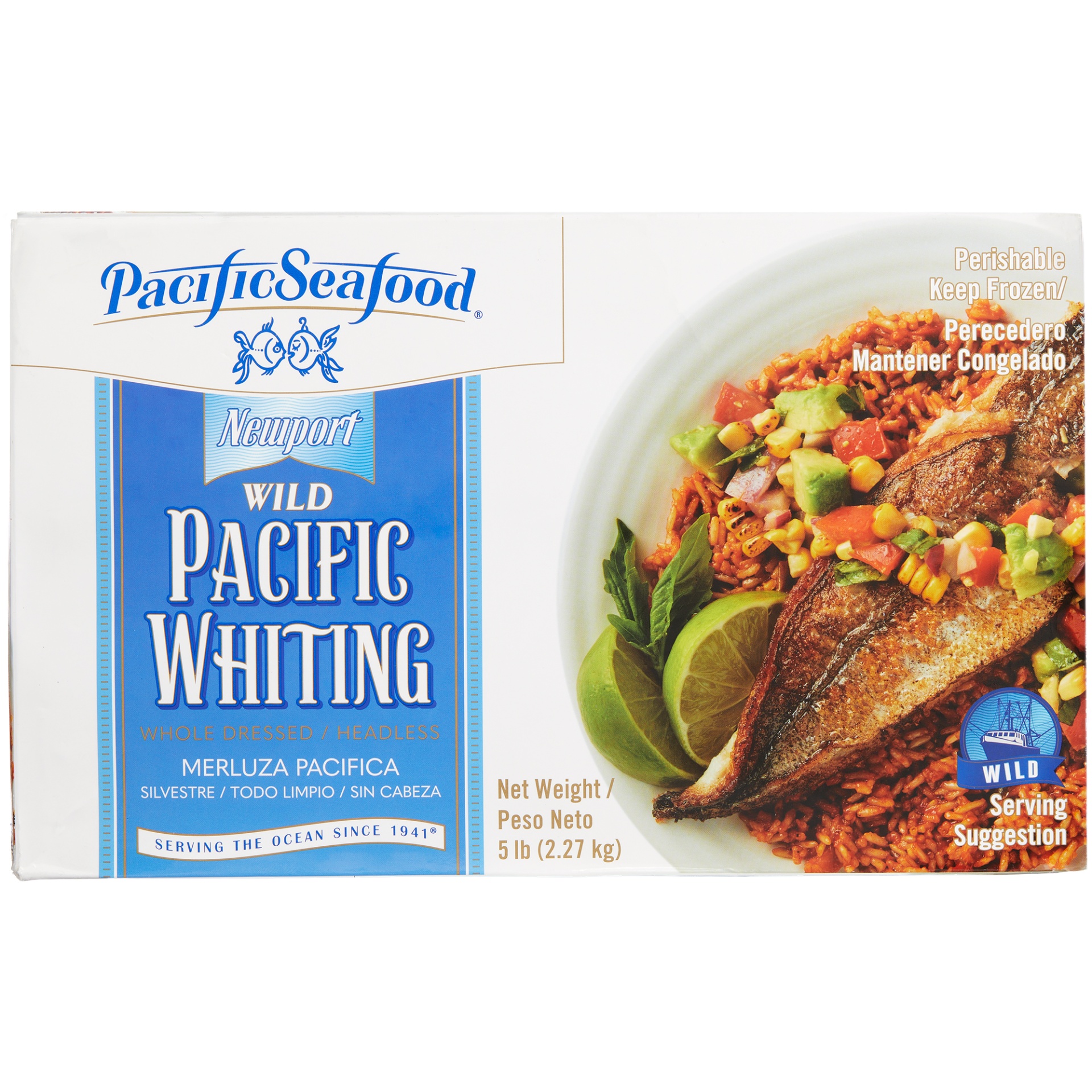 slide 1 of 1, Pacific Seafood Dressed Whiting, 5 lb