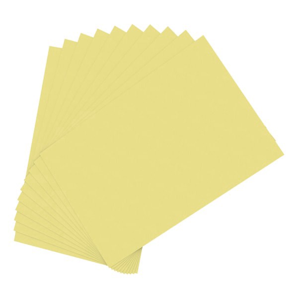 slide 2 of 4, Office Depot® Brand Construction Paper, 12"" x 18"", 100% Recycled, Yellow, Pack Of 50 Sheets, 50 ct
