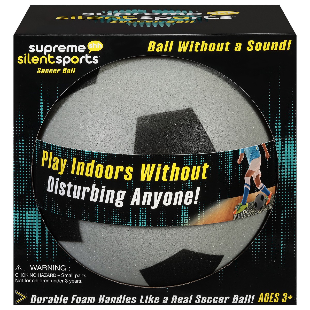 slide 2 of 11, Supreme Silent Sports Soccer Ball, 1 ct