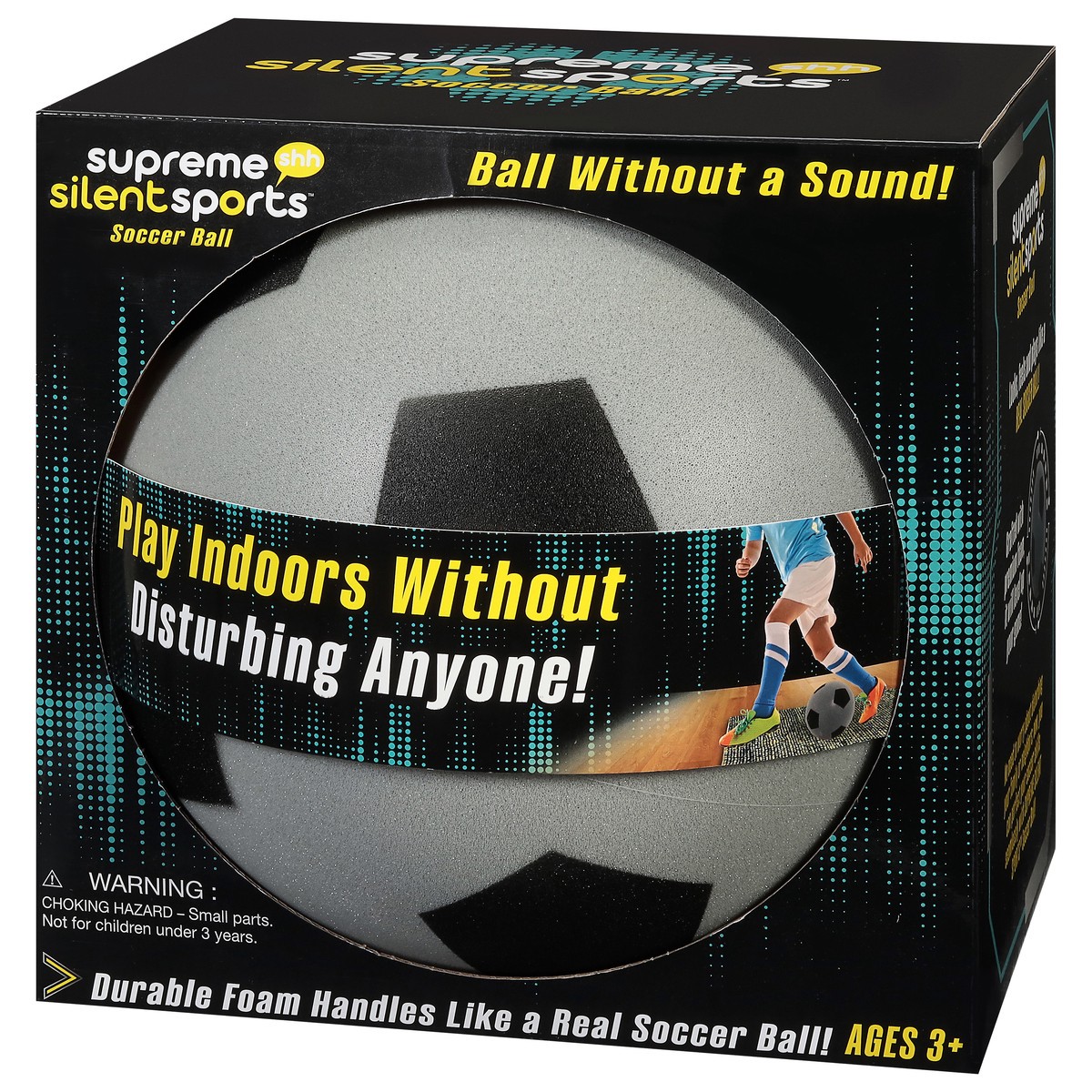 slide 6 of 11, Supreme Silent Sports Soccer Ball, 1 ct