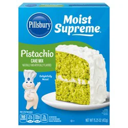 Pillsbury Moist Supreme Pistachio Cake Mix, 15.25 oz