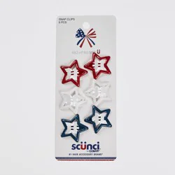scünciStar Snap Clips, 6 ct