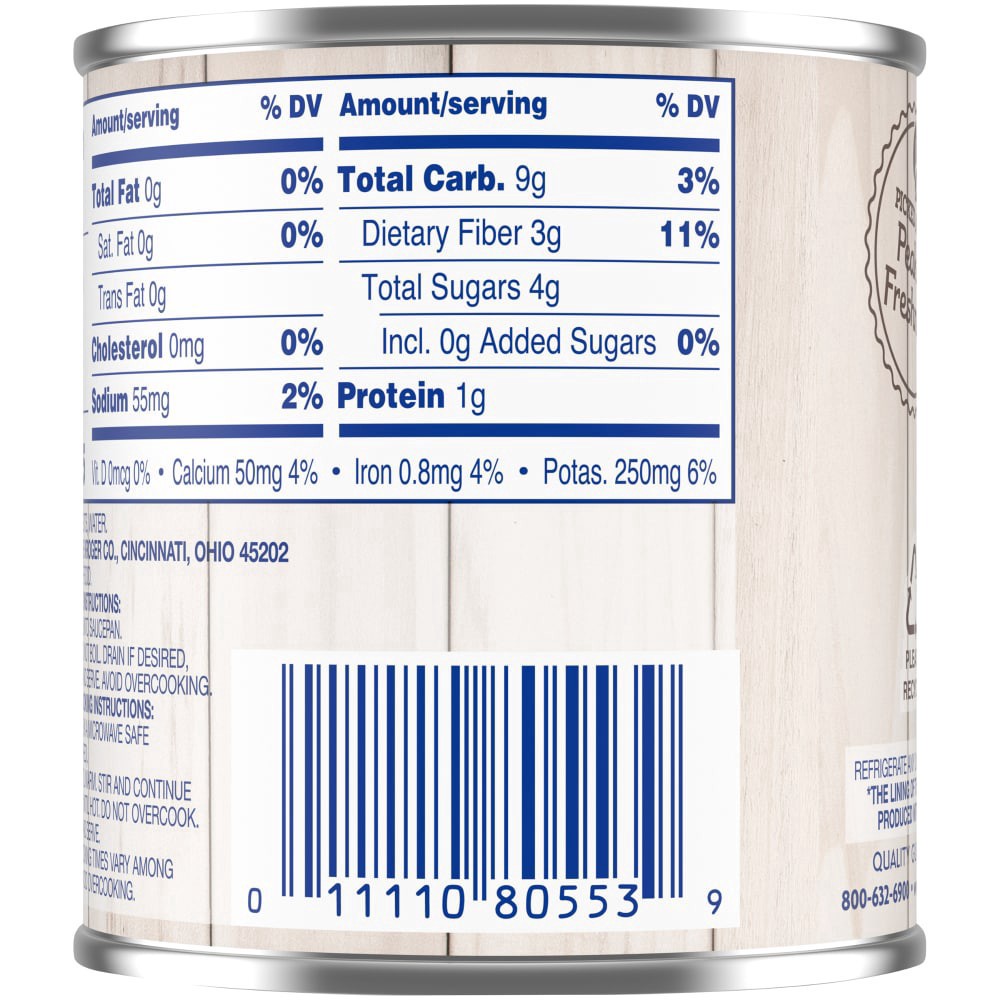 slide 2 of 6, Kroger Sliced Carrots - No Salt Added, 8.25 oz