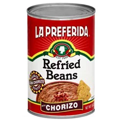 La Preferida Refried Beans With Chorizo