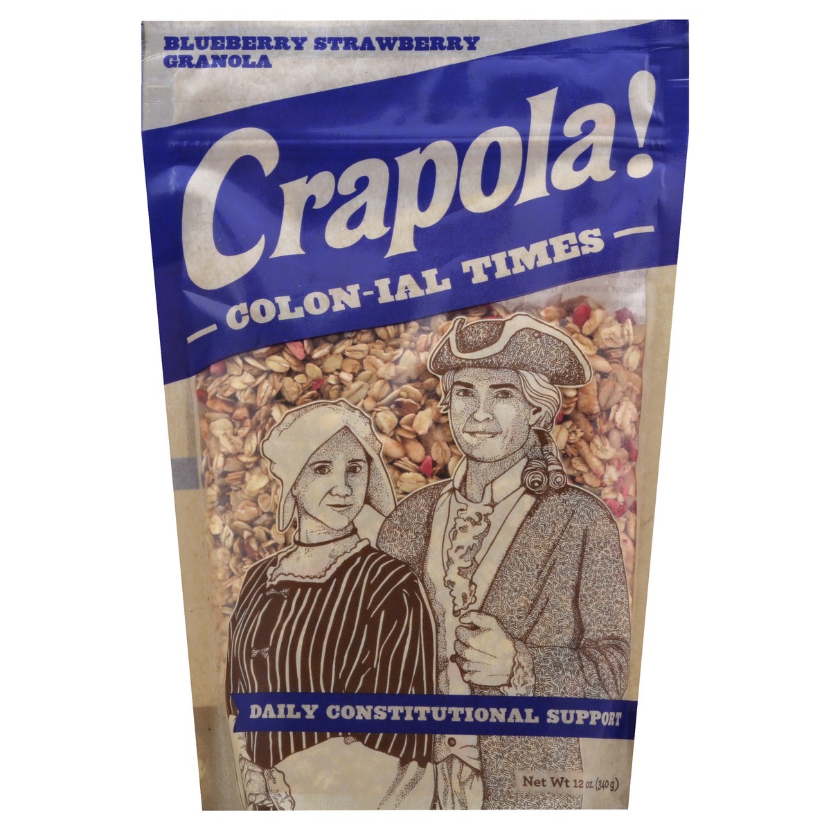 slide 2 of 3, Crapola Colon-Ial Times Granola - 12 oz, 12 oz