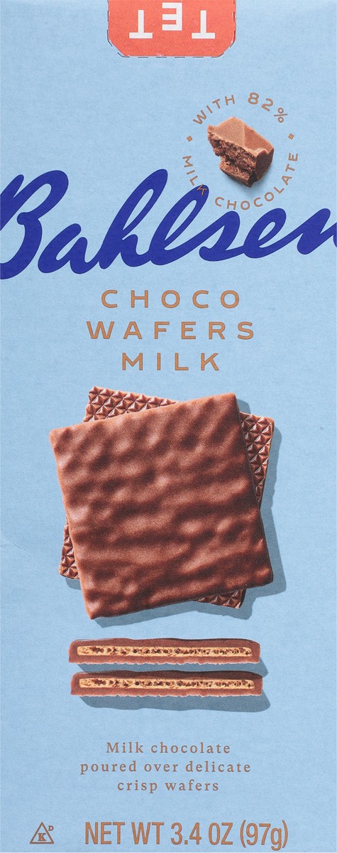 slide 8 of 9, Bahlsen Choco Wafers Milk Chocolate, 3.4 oz