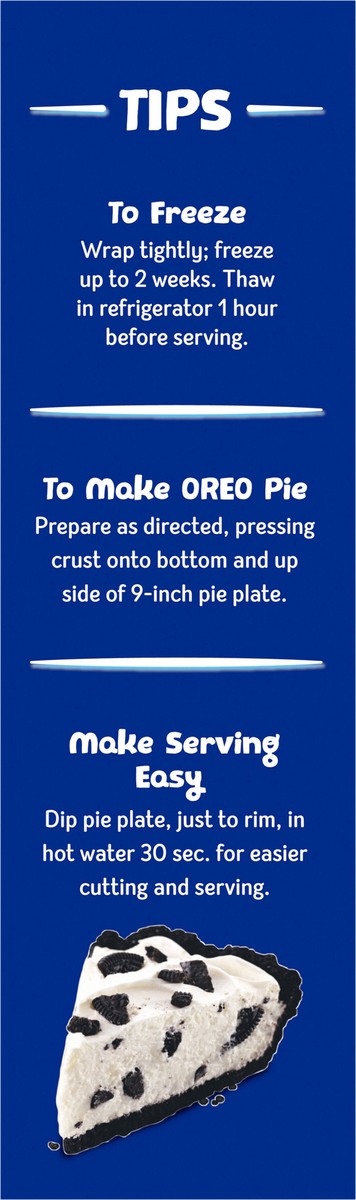 slide 9 of 9, Jell-O No Bake Oreo Dessert Kit with Filling Mix, Crust Mix & Cookie Pieces, 12.6 oz Box, 12.6 oz