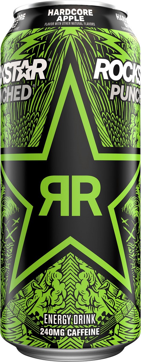 slide 2 of 6, Rockstar Energy Drink, 16 oz