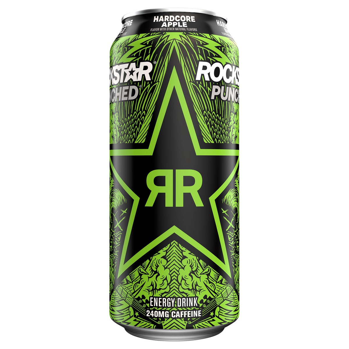 slide 1 of 6, Rockstar Energy Drink, 16 oz