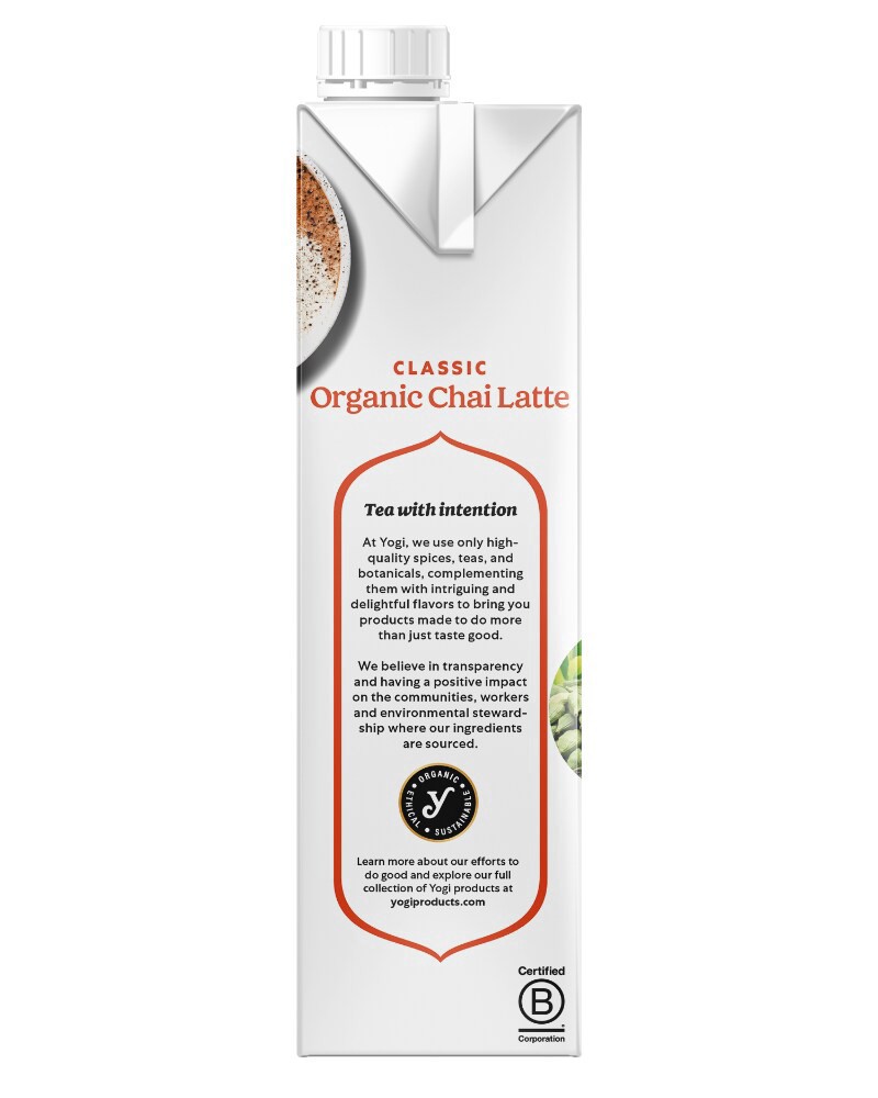 slide 2 of 6, Yogi Organic Classic Chai Latte 32 fl oz, 32 fl oz
