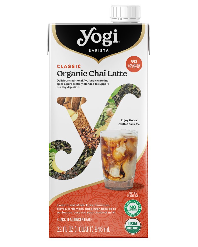 slide 1 of 6, Yogi Organic Classic Chai Latte 32 fl oz, 32 fl oz