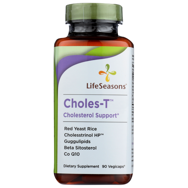 slide 1 of 1, LifeSeasons Choles-T Cholesterol Support Vegicaps, 1 ct