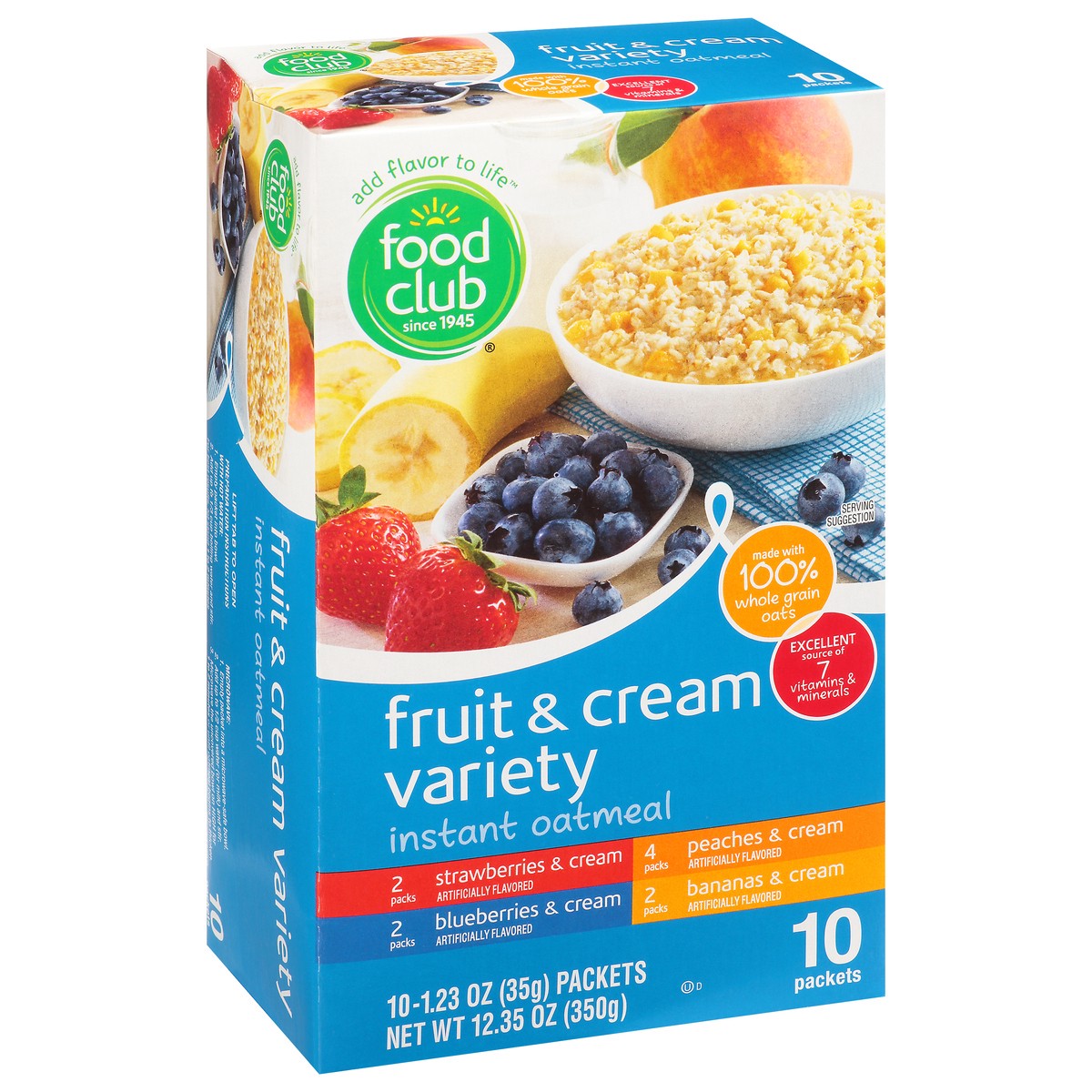 slide 2 of 11, Food Club Fruit And Cream Variety, 10 ct