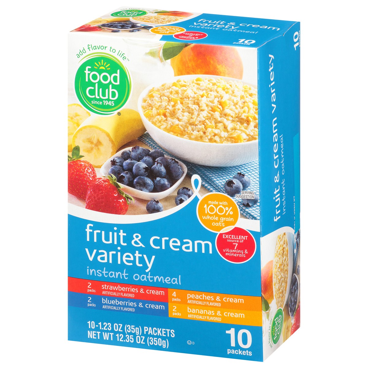 slide 3 of 11, Food Club Fruit And Cream Variety, 10 ct