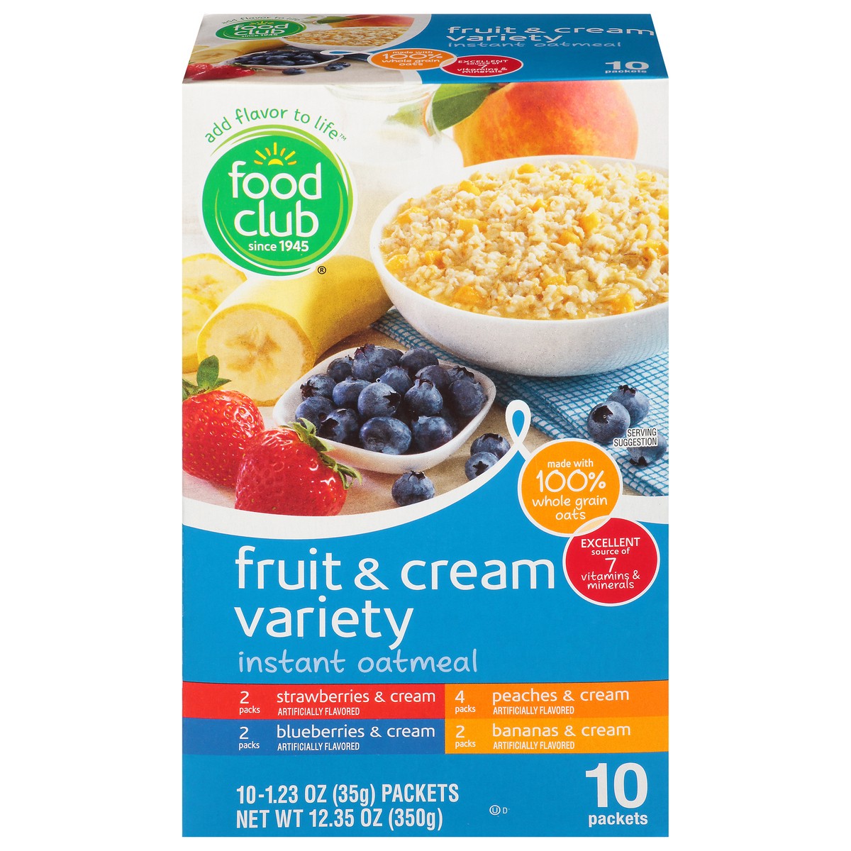 slide 1 of 11, Food Club Fruit And Cream Variety, 10 ct