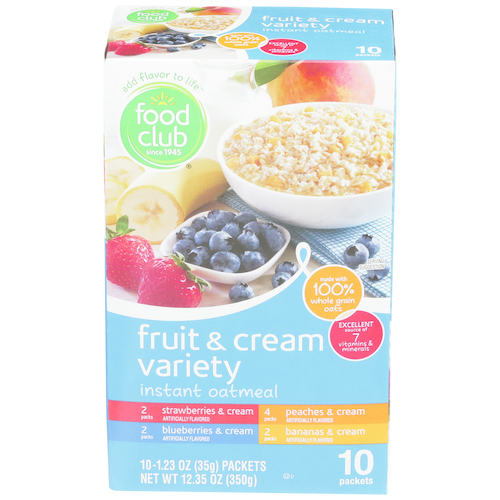 slide 1 of 1, Food Club Fruit And Cream Variety, 10 ct