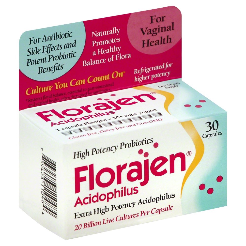 slide 1 of 1, Florajen Acidophilus Probiotics, 30 ct