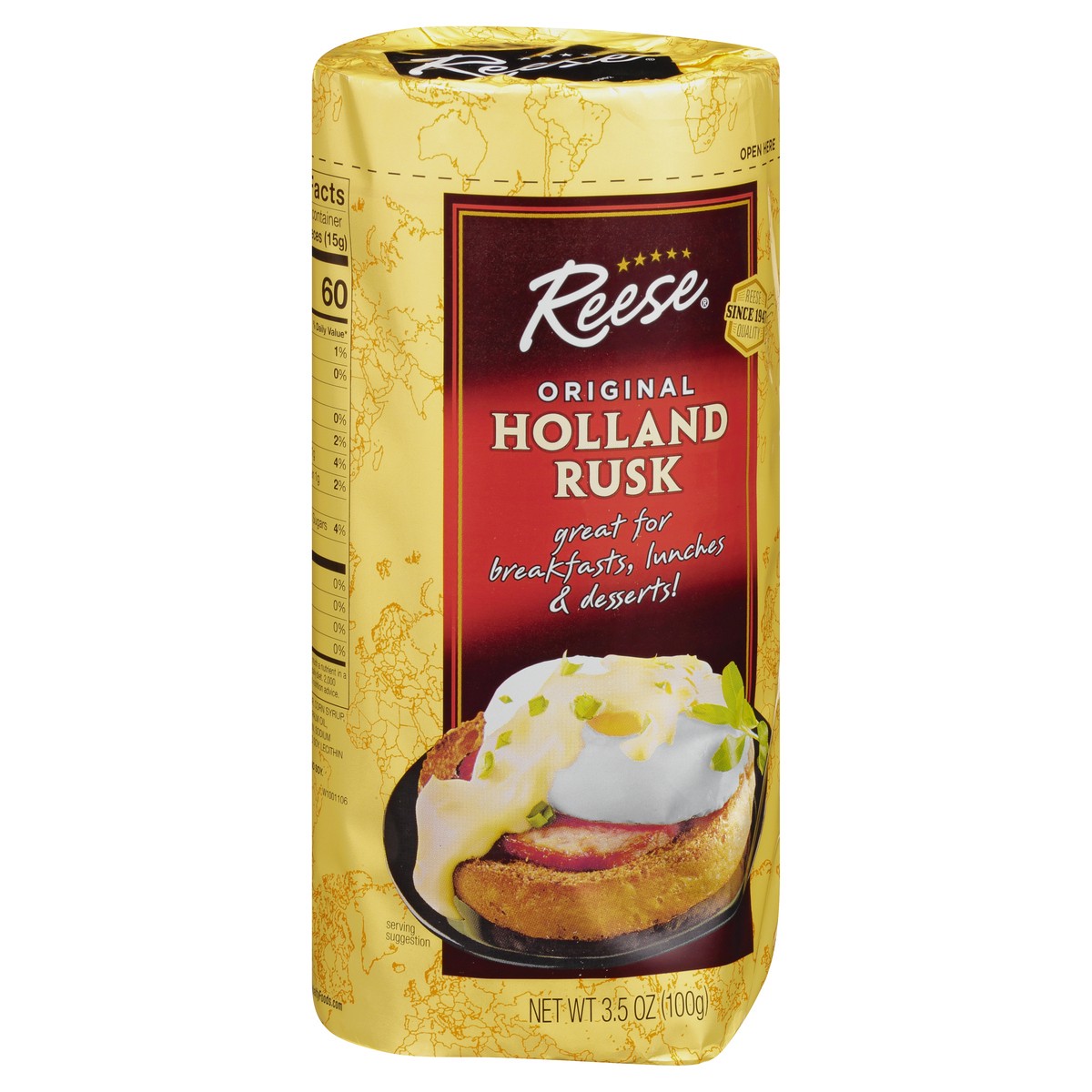 slide 2 of 9, Reese Holland Rusk Baguette, 3.5 oz