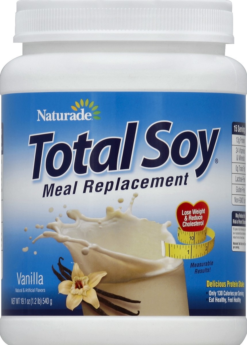 slide 2 of 2, Naturade Vanilla Total Soy Meal Replacement Powder, 19.5 oz