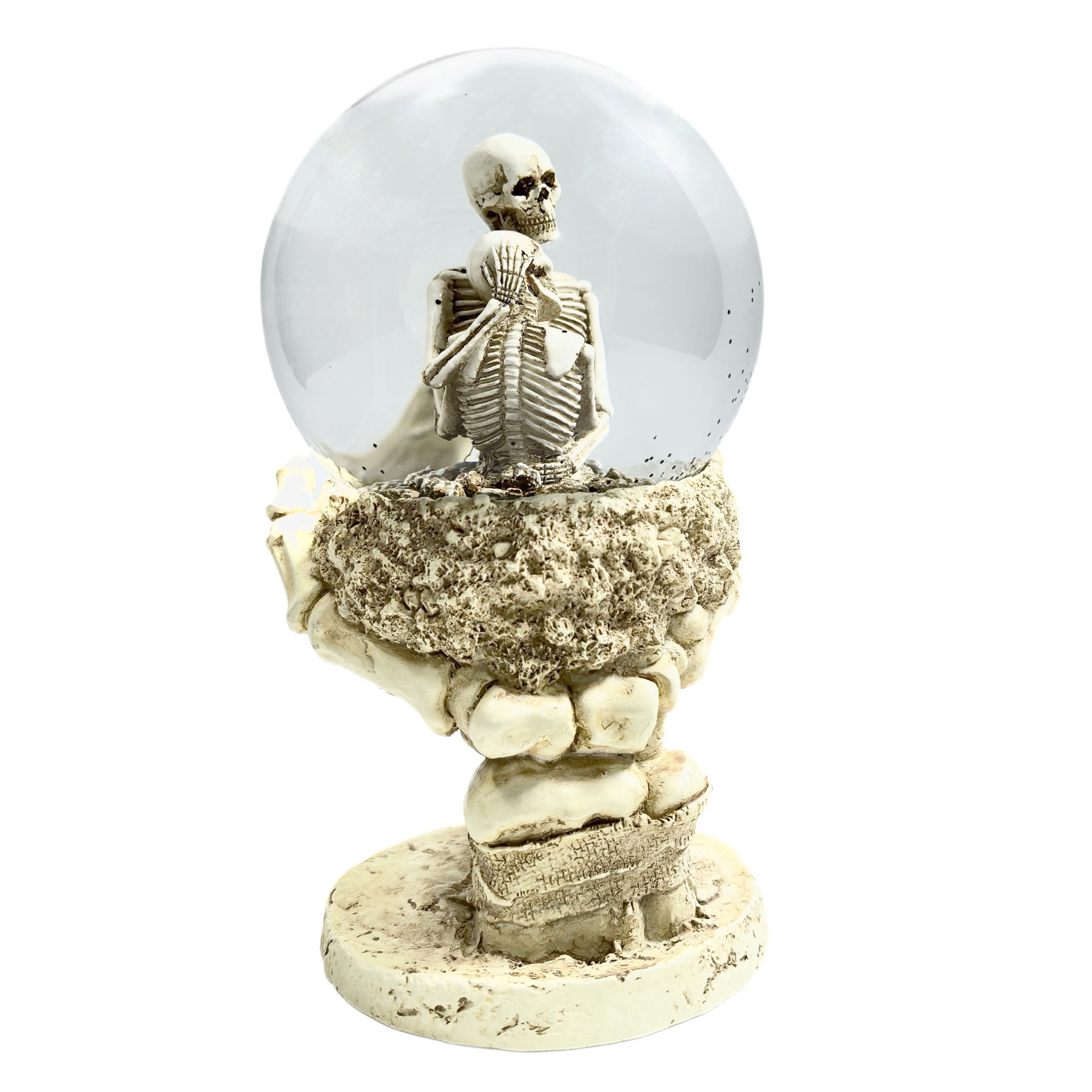 slide 2 of 3, 6.5" Skeleton Couple Water Globe By Ashland, 4.25 in x 4.125 in x 6.5 in